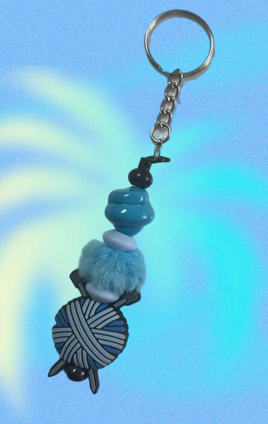 Knitting Keychain