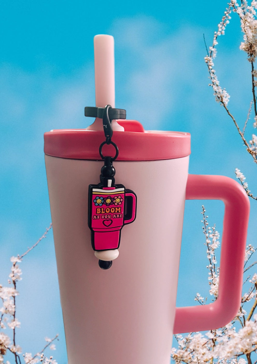 “Bloom As You Are” Tumbler Straw Accessory