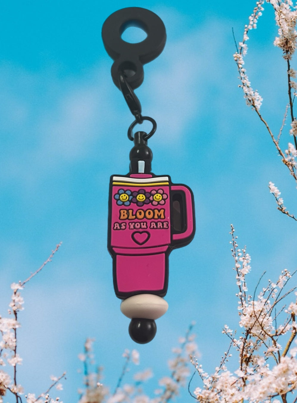 “Bloom As You Are” Tumbler Straw Accessory