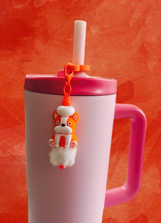 Straw Tumbler Dog Accessory