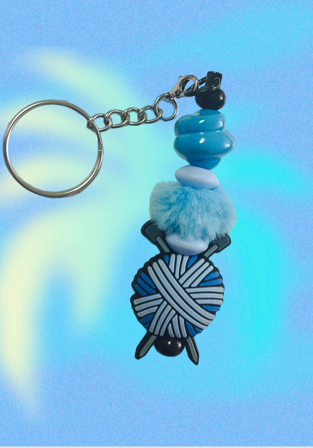 Knitting Keychain