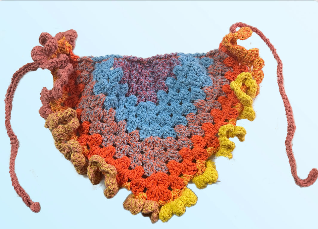 Crochet Bandana / Hair Accessory