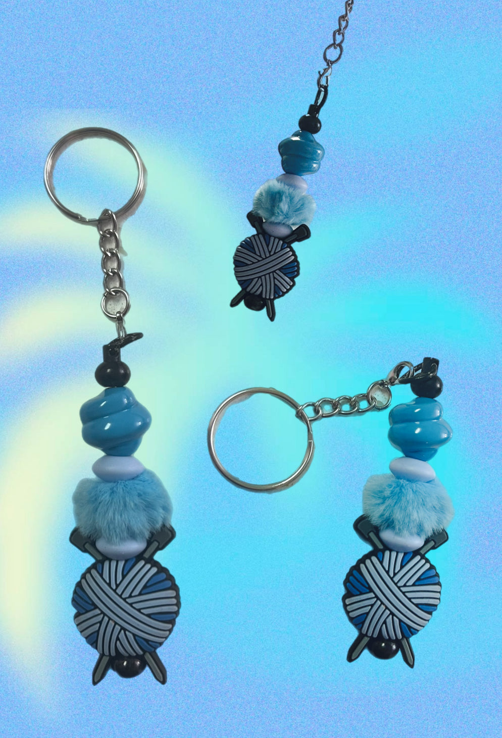 Knitting Keychain