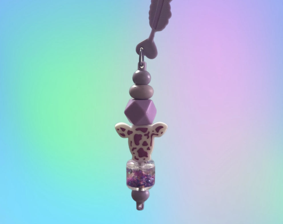 Purple Cow Bookmark